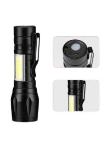 Led Lamba El Feneri Küçük Taşınabilir USB Şarjlı Acil Durum Lambası