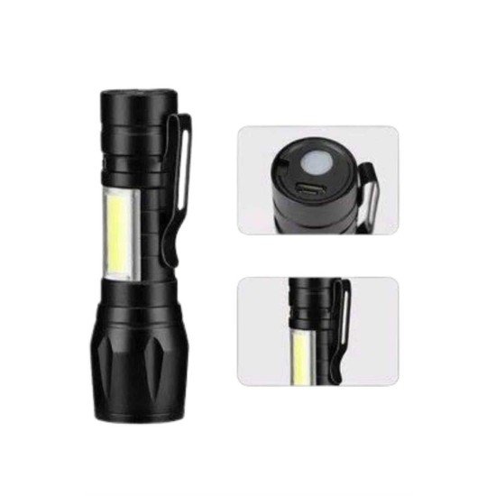 Led Lamba El Feneri Küçük Taşınabilir USB Şarjlı Acil Durum Lambası Led Lamba El Feneri Küçük Taşınabilir USB Şarjlı Acil Durum Lambası