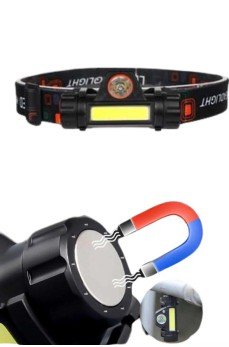 Ledli Şarjlı Kafa Lambası LED Şarjlı Su Geçirmez Kafa Feneri