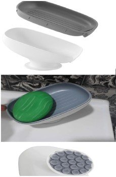 Lotus Sabunluk Çift Kademeli Giderli Vantuzlu Drenaj Katı Sabunluk