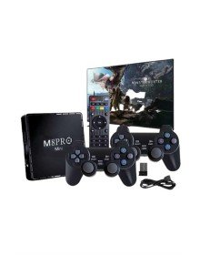 M8 PRO Mini 2.4G 10K ultra HD 64 GB TV BOX Android TV GAME BOX  2 Adet Oyun Konsolu
