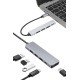 Macbook Pro/air Uyumlu USB Type-C 8 In 1 Hub Dönüştürücü Çevirici Çoklayıcı USB Hdmı Micro Sd 8 Girişli Macbook Pro/air Uyumlu USB Type-C 8 In 1 Hub Dönüştürücü Çevirici Çoklayıcı USB Hdmı Micro Sd 8 Girişli