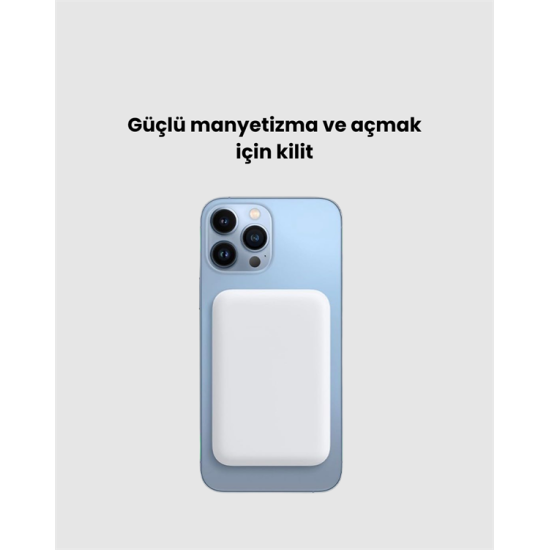Ultra İnce Manyetik Powerbank – Hızlı Şarj, Güçlü Tutuş, 10000 mAh Kapasite