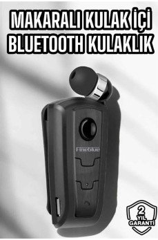 Makaralı Bluetooth Kulaklık Kulak İçi Android iOS Uyumlu Titreşimli Makaralı Bluetooth Kulaklık Kulak İçi Android iOS Uyumlu Titreşimli