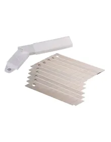 Maket Bıçağı - Falçata Ağzı - Yedeği Kalın 18mm - 100 Adet