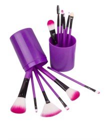 Makyaj Fırçası 12 Parça Set Yumuşak Uçlu Göz Makyajına Uygun Hafif ve Taşınabilir Çanta