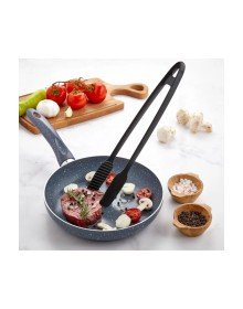 Maşa - 220 Dereceye Kadar Dayanıklı Yanmaz - Yapışmaz Plastik Izgara Maşası 30 Cm