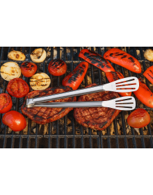 Maşa Paslanmaz Barbekü Maşası - 25 Cm Mutfak Ekmek Maşası