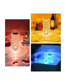 Masa ve Gece Lambası Şık ve Dayanıklı Sensörlü Şarjlı Kristal Lamba