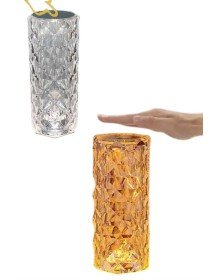 Masa ve Gece Lambası Şık ve Dayanıklı Sensörlü Şarjlı Kristal Lamba