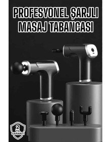 Masaj Aleti Masaj Tabancası Darbeli Şarjlı Kas Ve Vücut Ağrıları İçin