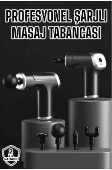 Masaj Aleti Masaj Tabancası Darbeli Şarjlı Kas Ve Vücut Ağrıları İçin