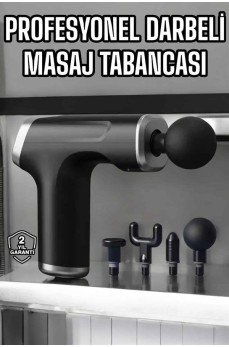 Masaj Tabancası 4 Başlıklı Kas ve Vücut Ağrıları İçin Şarjlı Darbeli Masaj Tabancası 4 Başlıklı Kas ve Vücut Ağrıları İçin Şarjlı Darbeli