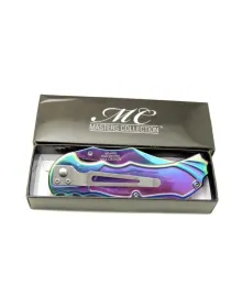 MC Masters Collection 20 cm Kamp / Outdoor Çakı  - Yarı Otomatik, Kemerlikli, Kutulu