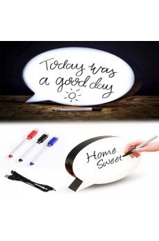 Mesaj Panosu Kalemle Yazılabilen Konuşma Balonu Görünümlü Işıklı