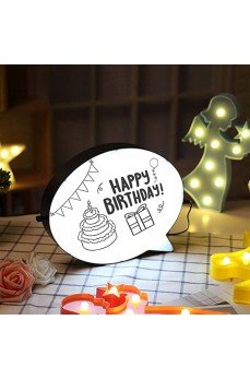 Mesaj Panosu Kalemle Yazılabilen Konuşma Balonu Görünümlü Işıklı Mesaj Panosu Kalemle Yazılabilen Konuşma Balonu Görünümlü Işıklı