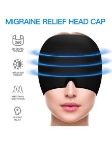 Migren Soğuk-Sıcak Kompres Maske | Baş Ağrısı ve Stres Gidermeye yardımcı Jel Maske