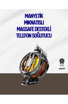 Mıknatıslı ve Aparatlı Montajlı Soğutucu Fan | Her Cihaza Uyumlu | LED Göstergeli