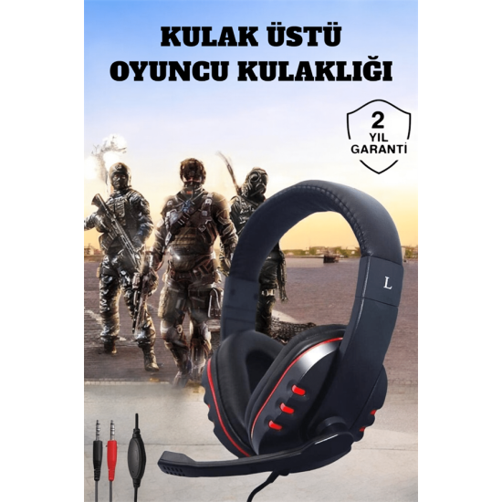 Mikrofonlu, Gürültü Engelleyici ve Dayanıklı Kulaklık: Oyun Performansınızı Zirveye Taşıyın Mikrofonlu, Gürültü Engelleyici ve Dayanıklı Kulaklık: Oyun Performansınızı Zirveye Taşıyın