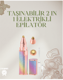 Mini Elektrikli Epilatör Cihazı – USB Şarjlı, Acısız Yüz ve Kaş Bakım Aleti