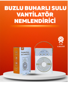 Mini USB Klima Fan | 3 Kademeli Spreyli Hava Soğutucu, Taşınabilir