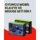 Mobil Uyumlu Klavye Mouse Seti – PUBG ve FPS Oyunları İçin 5'i 1 Arada Oyun Kiti