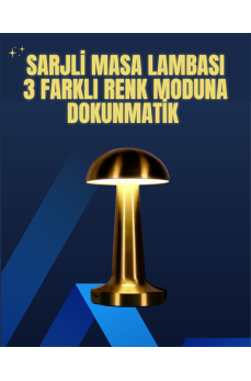 Modern Tasarım Şarjlı Masa Lambası – 1800 mAh Batarya