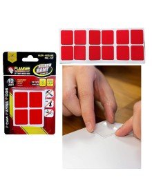 Montaj Bandı 2.5 KG - Çift Taraflı Hazır Kesilmiş Silikon Bant 12'li Montaj Bandı, Şeffaf