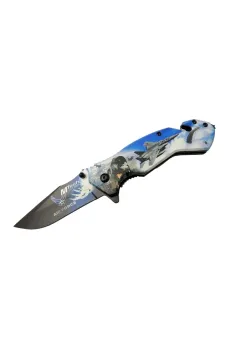 Mtech 4 23 4 Air Force Kurtarma / Kamp Çakı 20cm - Yarı Otomatik, Kemerlikli, Cam Kırma Ve İp Kesme Aparatlı Mtech 4 23 4 Air Force Kurtarma / Kamp Çakı 20cm - Yarı Otomatik, Kemerlikli, Cam Kırma Ve İp Kesme Aparatlı