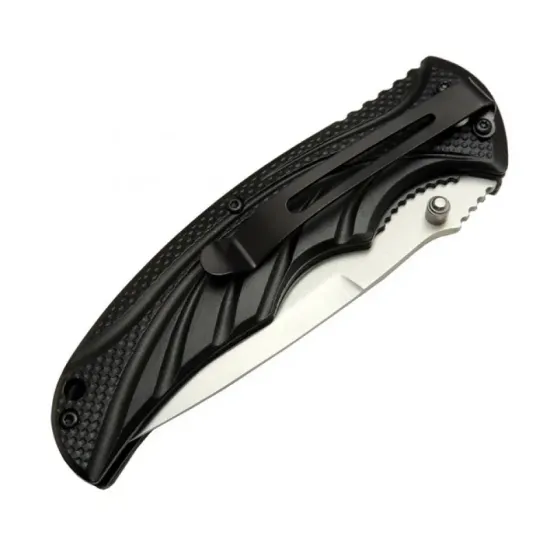 Mtech Handsome 453 Yeşil Kamp Çakı 21,5cm - Yarı Otomatik, Kemerlikli