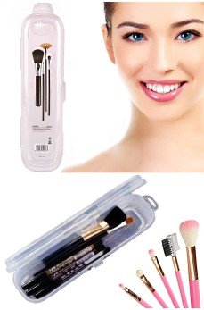 Multi Şeffaf Kapaklı Çanta İçi Saklama - Diş Fırçası - Makyaj Fırçası - Kalemlik Kutusu