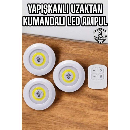 Mutfak Dolap Altı Işığı Uzaktan Kumandalı Yapışkanlı Kablosuz Pilli Mutfak Dolap Altı Işığı Uzaktan Kumandalı Yapışkanlı Kablosuz Pilli