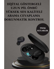 Nabız Ölçer Hediye Bileklikli Akıllı Saat ve Dijital Göstergeli Bluetooth Kulaklık Çoklu Şarj Girişi