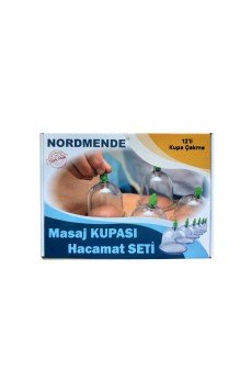 Nais 12'Li hacamat masaj kupa seti