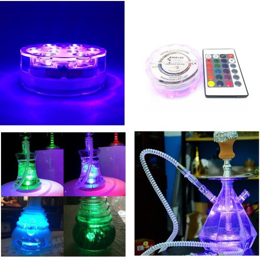 Nargile Işığı Renk Değiştiren Kumandalı Led Lamba Nargile Işığı Renk Değiştiren Kumandalı Led Lamba