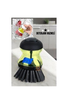 Bulaşık Fırçası Deterjan Hazneli