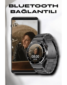 NFC ve Kablosuz Şarjlı Akıllı Saat EKG, Nabız & Spor Modları ile iOS ve Android Uyumlu