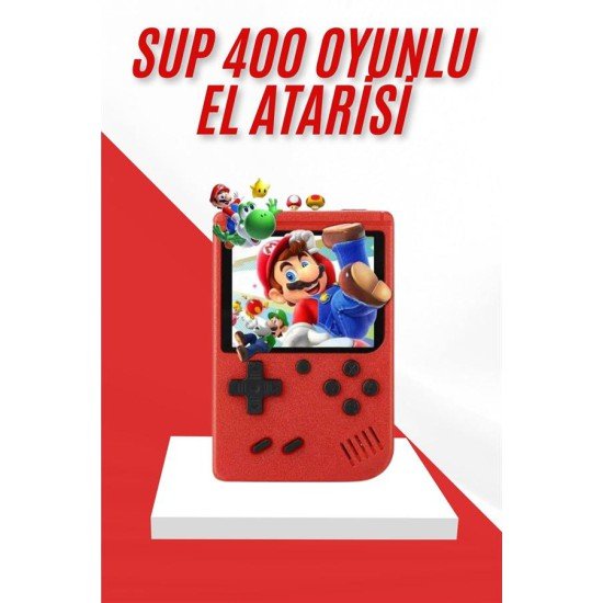 Nostalji Oyunlu Mini Atari Gamebox 400 Oyunlu El Atarisi