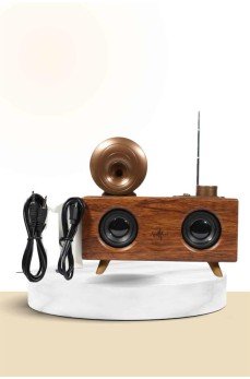 Nostaljik Radyo Bluetooth Bağlantılı Şarjlı Yüksek Ses Kaliteli