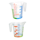 Ölçü Kabı Dereceli Renkli 1000 ML + 300 ML Set Ölçü Kabı Dereceli Renkli 1000 ML + 300 ML Set