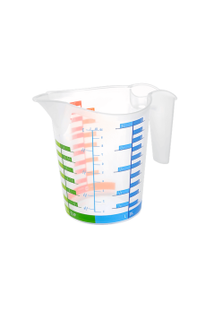 Ölçü Kabı Dereceli Renkli 1000 ML + 300 ML Set