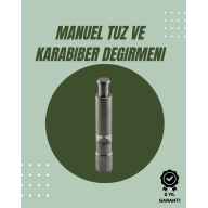 Orta Boy Kararbiber ve Tuz Öğütücü – Kolay Kullanım, Şık Tasarım