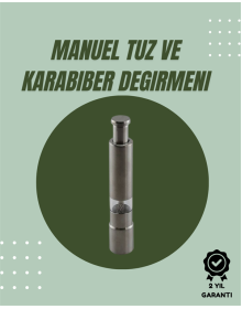 Orta Boy Kararbiber ve Tuz Öğütücü – Kolay Kullanım, Şık Tasarım