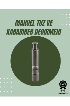 Orta Boy Kararbiber ve Tuz Öğütücü – Kolay Kullanım, Şık Tasarım