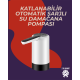 Otomatik Damacana Su Pompası | 40-80 Saniye Zaman Ayarlı | %90 Açılabilir Hijyenik Tasarım | Şarjlı ve Portatif