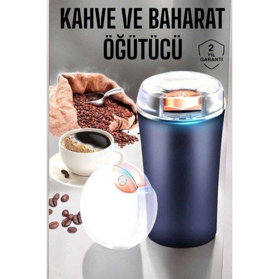 Otomatik Kahve ve Baharat Öğütücü Kolay Ve Taşınabilir Otomatik Kahve ve Baharat Öğütücü Kolay Ve Taşınabilir