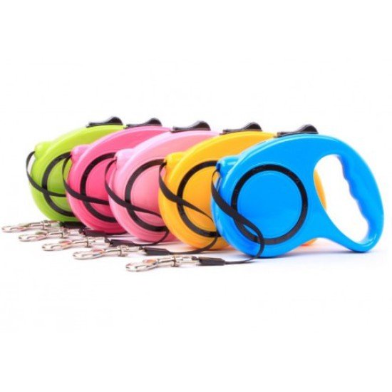 Otomatik Uzayıp Kısalabilen Makaralı Köpek Tasması - 5 Metre Otomatik Uzayıp Kısalabilen Makaralı Köpek Tasması - 5 Metre