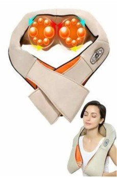 Ovmalı, Boyun Sırt İnsan Eli Hissi Veren Şarjlı Masaj Aleti Masaj Cihazı Ovmalı, Boyun Sırt İnsan Eli Hissi Veren Şarjlı Masaj Aleti Masaj Cihazı