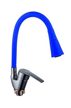 Oynar Başlıklı Çelik Spiral Üzeri Silikon Kaplama Musluk Başlığı Kobra Fonksiyonlu Musluk - Mavi Oynar Başlıklı Çelik Spiral Üzeri Silikon Kaplama Musluk Başlığı Kobra Fonksiyonlu Musluk - Mavi