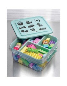 Oyuncak saklama Kutusu - Çok Amaçlı Bölmeli Oyuncak Saklama Kutusu